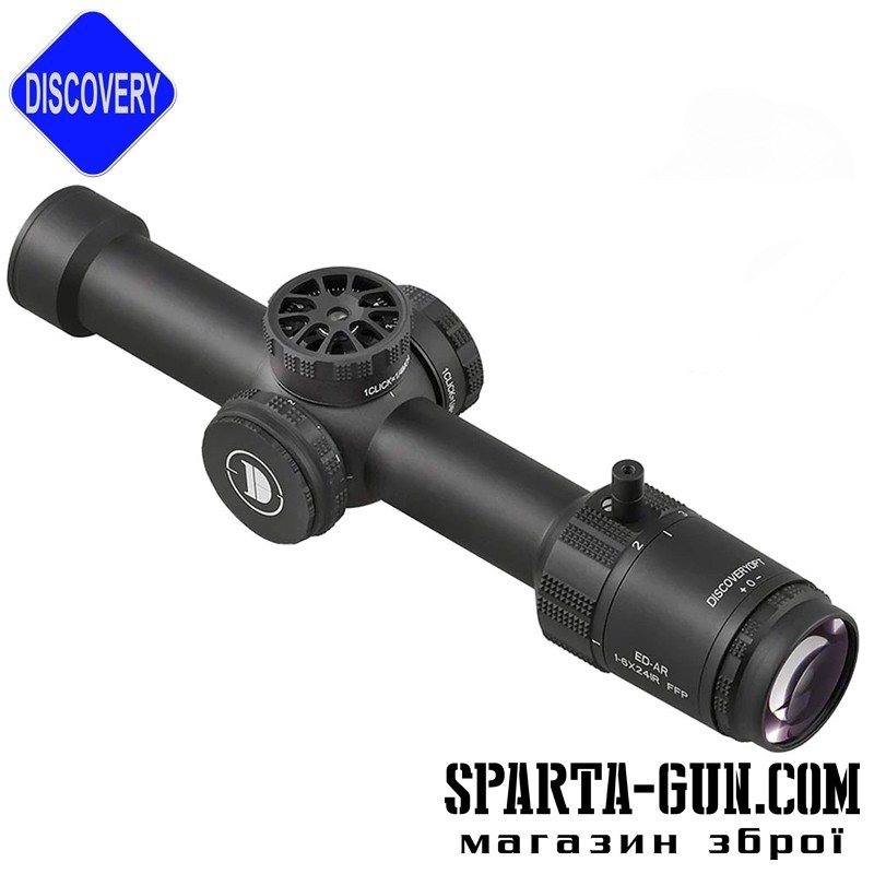 Прицел Discovery Optics ED-AR 1-6x24 IR FFP (30 мм, подсветка)