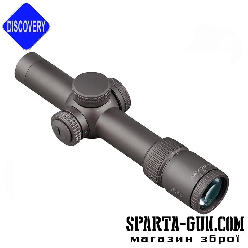 Прицел Discovery Optics ED-AR 1-8x24 IR FFP (34 мм, подсветка)