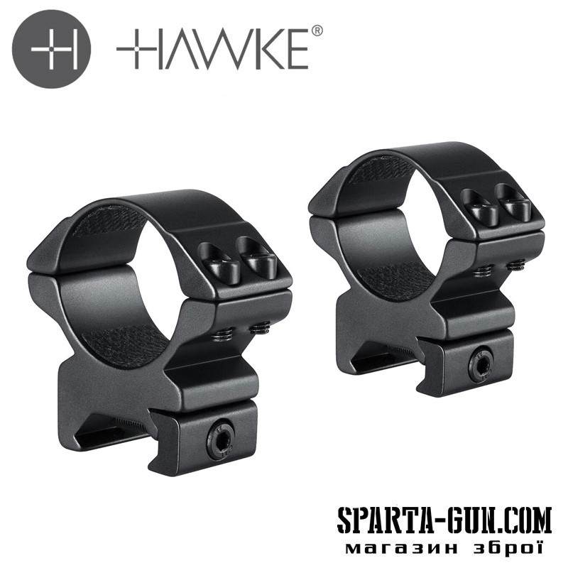 Кольца Hawke Match. d - 30 мм. Medium. Weaver