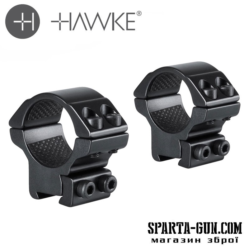 Кольца Hawke Match Mount. d - 25.4 мм. Low. "Ласточкин хвост"