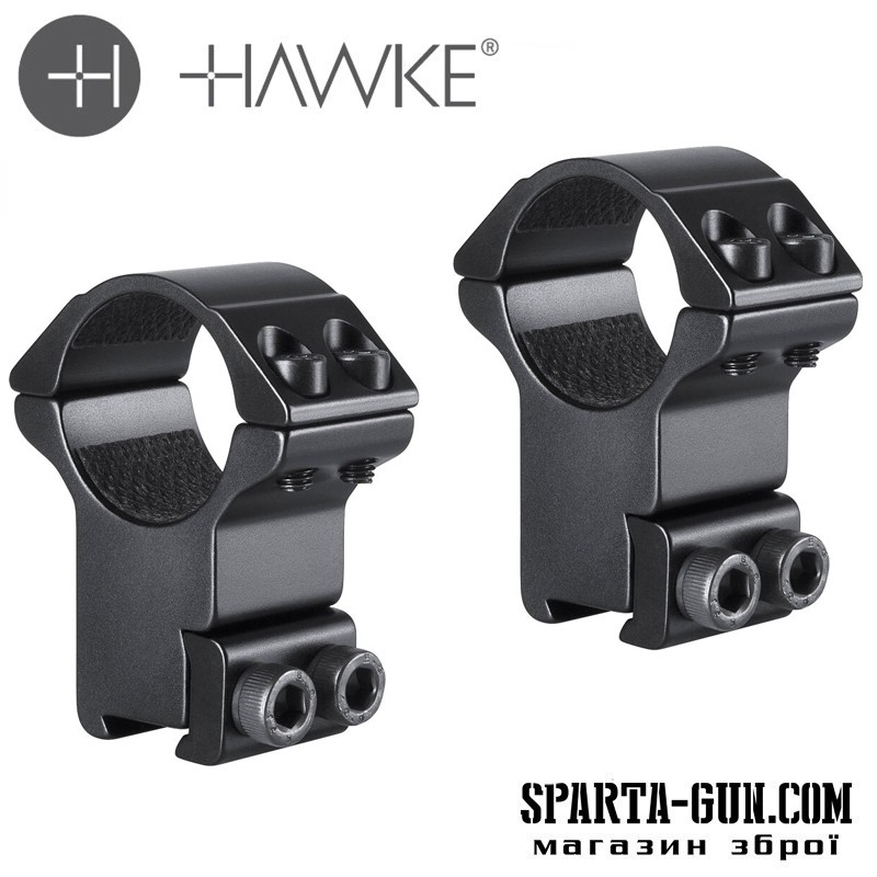  Кольца Hawke Match Mount. d - 25.4 мм. High. "Ласточкин хвост"