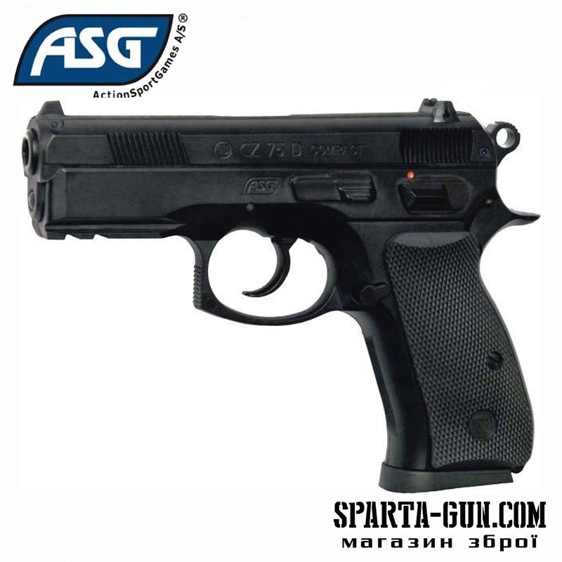  Пистолет пневматический ASG CZ 75D Compact BB кал. 4.5 мм
