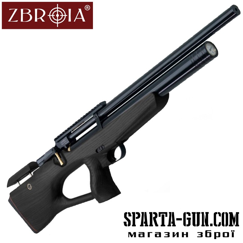 Пневматическая винтовка PCP Козак 450/220 (кал. 4,5 мм, черный/черный)