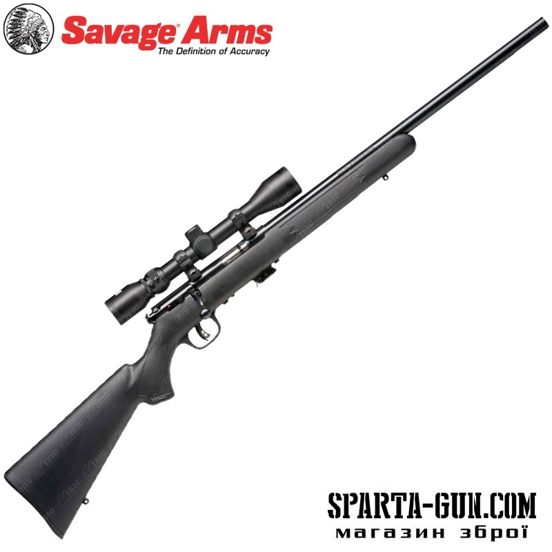 Винтовка малокалиберная Savage Mark II FVXP 21" кал. 22 LR с оптическим прицелом 3-9x40