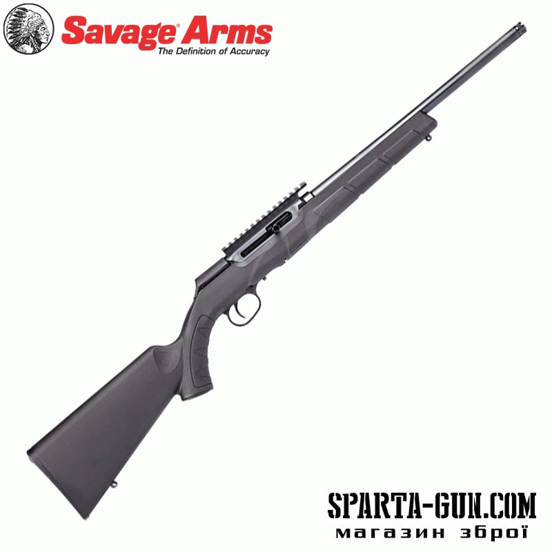 Винтовка малокалиберная Savage A22 FV-SR кал. 22 LR. Цвет: черный