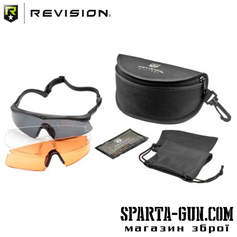 Очки REVISION Sawfly Max Dlx Large оправа - черная/матовокрасная