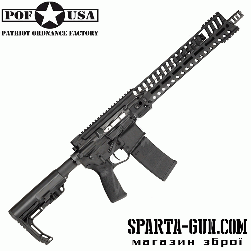 Карабин POF-USA P-415 Edge Gen 4 кал. .223 Rem (5.56/45) ствол 37 см. Цвет: Черный