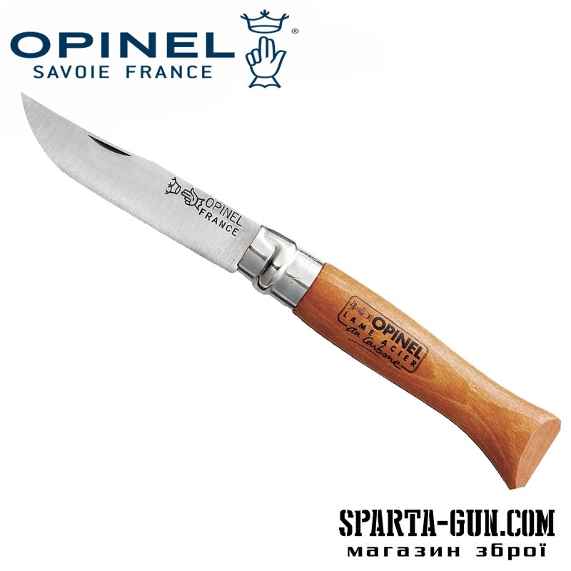  Нож Opinel №9 Carbone (в блистере)