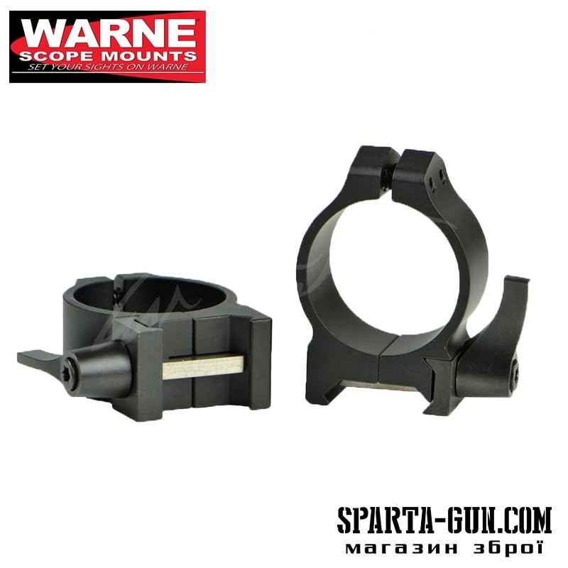 Кольцa быстросъемные Warne MAXIMA Quick Detach Rings