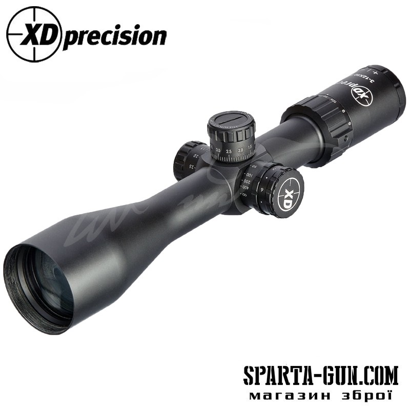 Прицел XD Precision 3-12x50 SF сетка HMD с подсветкой и с блендой