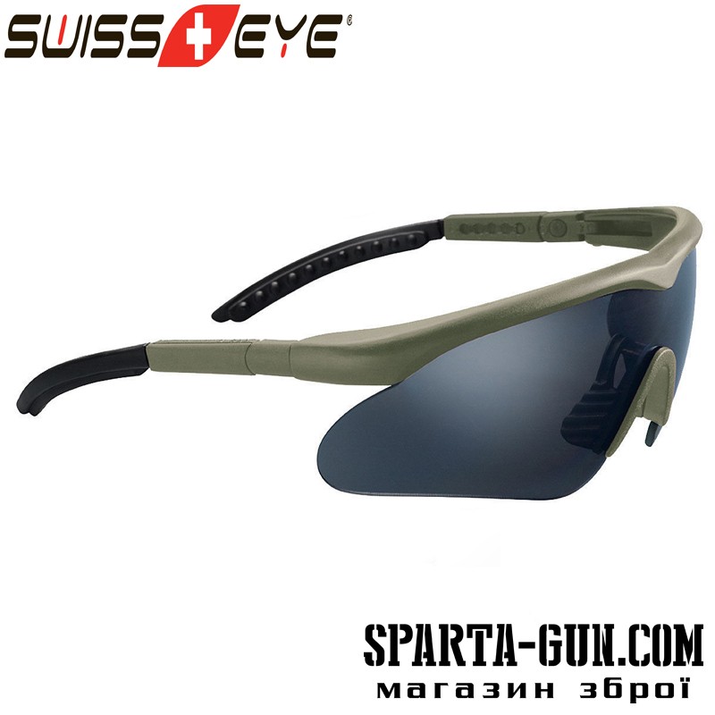 Очки Swiss Eye Raptor. Цвет - оливковый