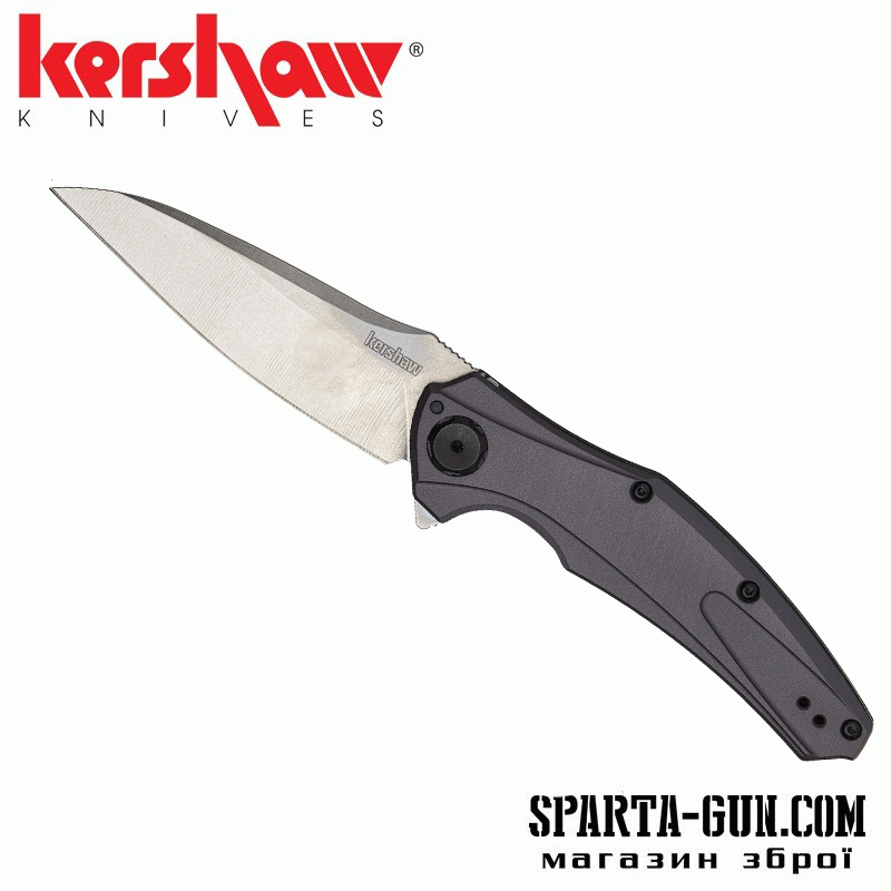 Нож KAI Kershaw Bareknuckle. Цвет - серый