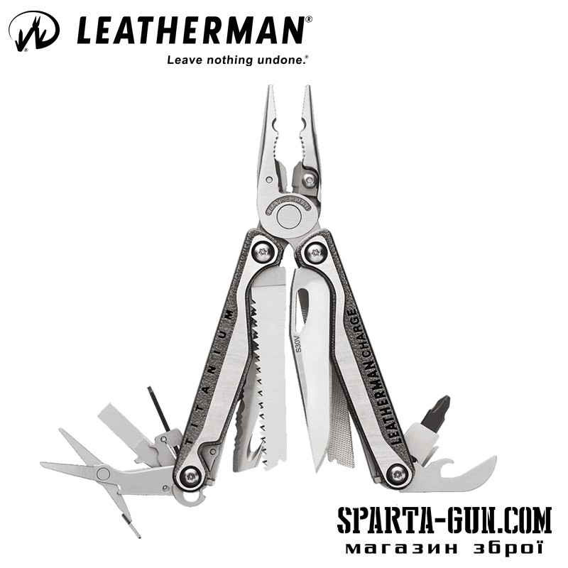 Мультиинструмент LEATHERMAN CHARGE TTI PLUS, синтетический чехол, карт. коробка