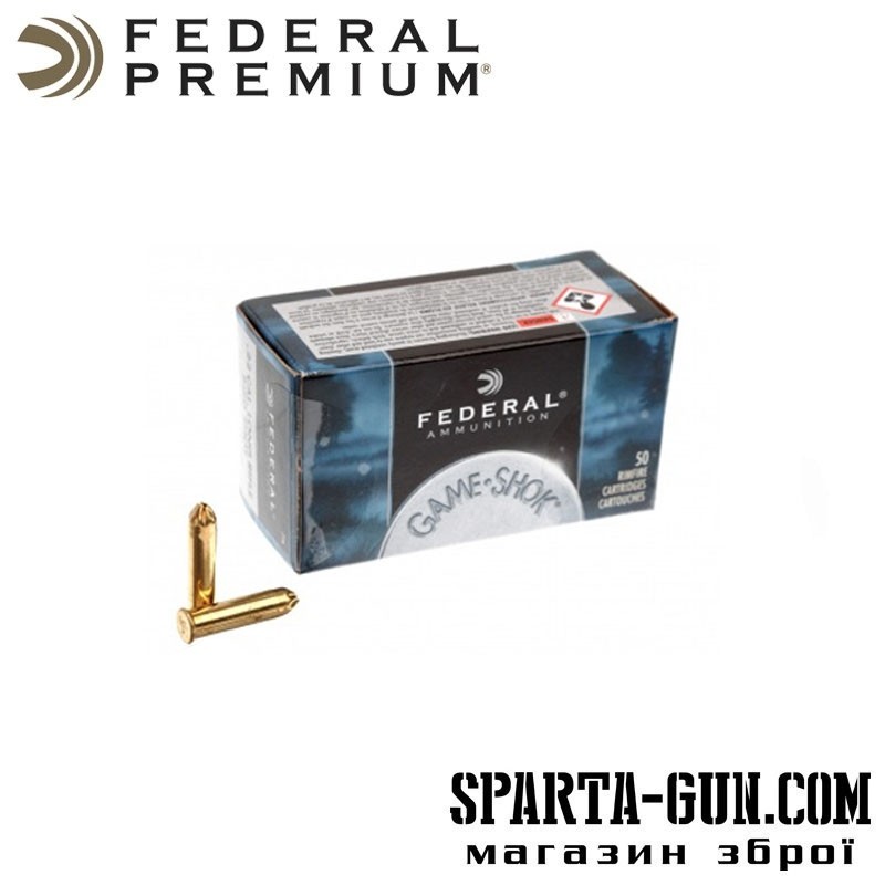 Патрон нарізний Federal Game Shok, 22LR, Bird Shot(12), 25GR(1,62г)