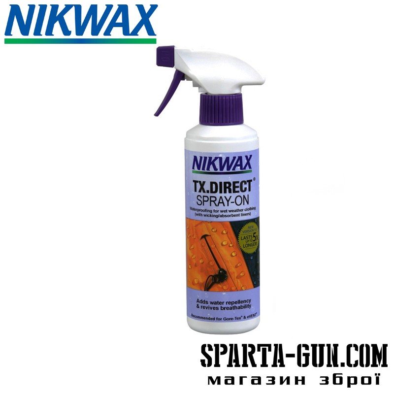 Пропитка для мембран Nikwax TX. Direct Spray-on 300ml