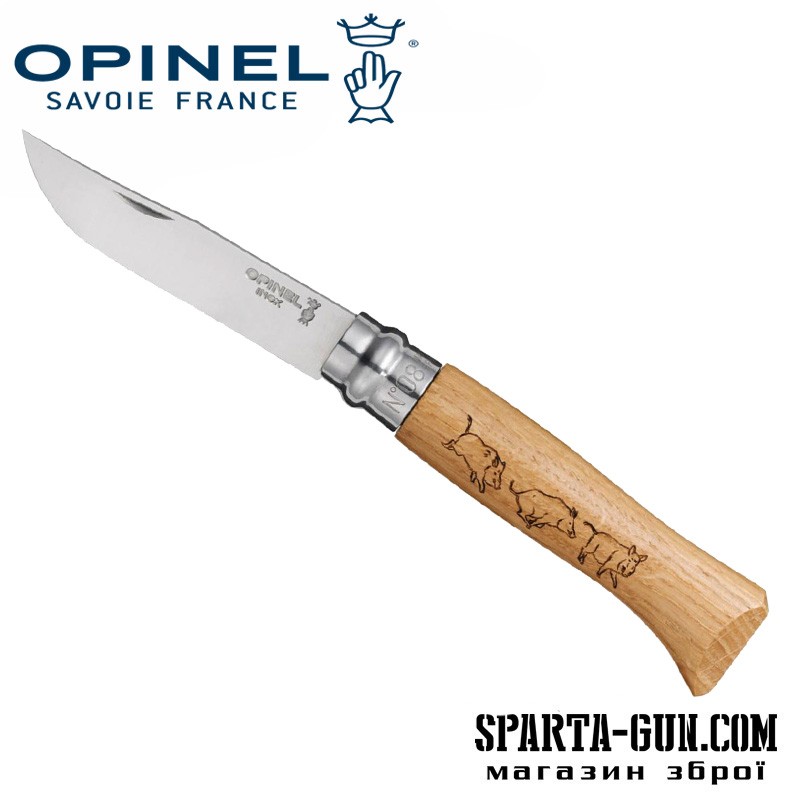 Нож Opinel №8 Animalia Кабан