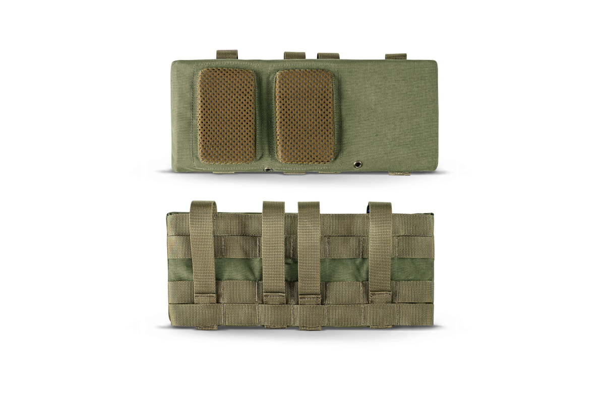 Підсумки під балістичні пакети на скелетні камербанди плитоноски U-WIN Cordura® 500 Ranger Green / Темна Олива 2 штуки