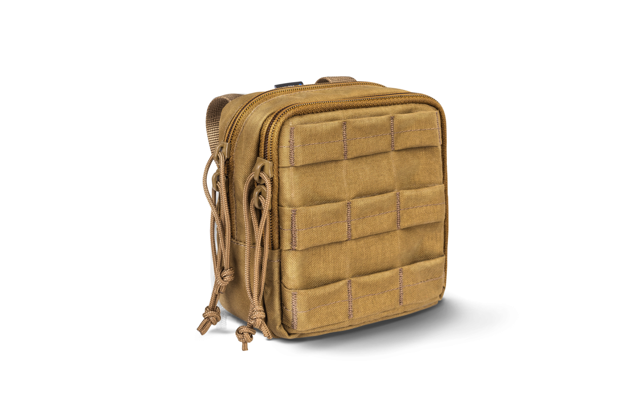 Підсумок утилітарний 15х15х8 сухарка квадратна U-WIN Cordura® 500 Coyote