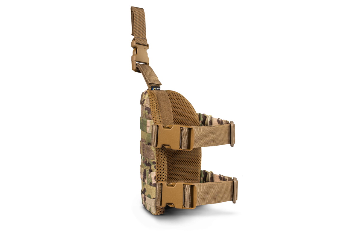 Стегнова набедрена платформа на праву ногу під балістичний захист U-WIN PRO Cordura® 1000 MultiCam®