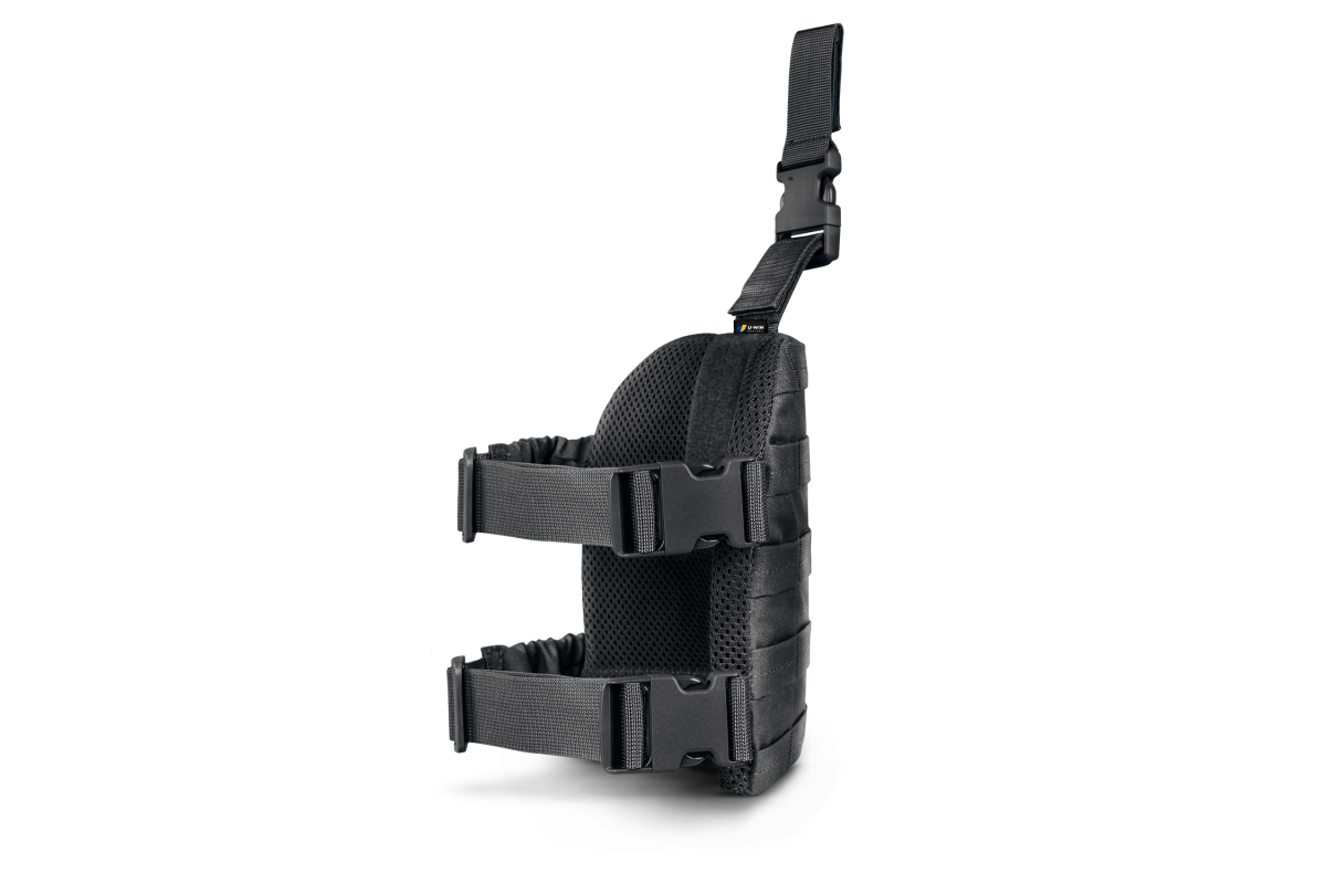 Стегнова набедрена платформа на ліву ногу під балістичний захист U-WIN PRO Cordura® 500 Black