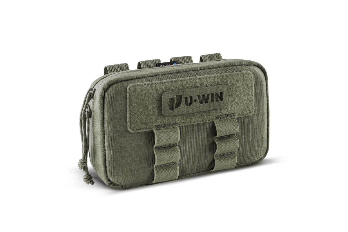 Підсумок під телефон / органайзер з кавером-дощовиком U-WIN PRO Cordura® 500 Ranger Green / Темна Олива