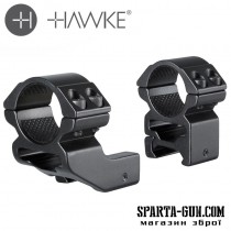 Кольца Hawke Match с выносом 25 мм. d - 25,4 мм. High. Weaver