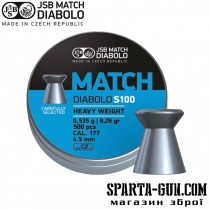 Пули пневматические JSB Diabolo Match S 100 0.53