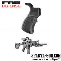 Рукоятка пистолетная FAB Defense AGR-43 прорезиненная для M4/M16/AR15. Цвет - черный