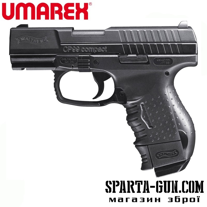  Пистолет пневматический Umarex Walther CP99 Compact Blowback кал. 4.5 мм ВВ