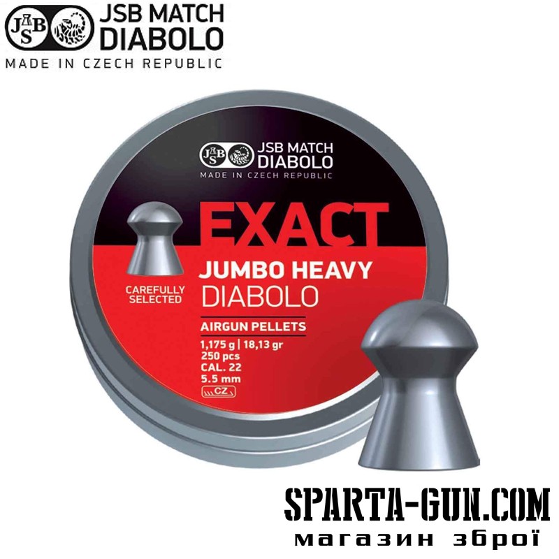 Пули пневматические JSB Jumbo Heavy 1.175