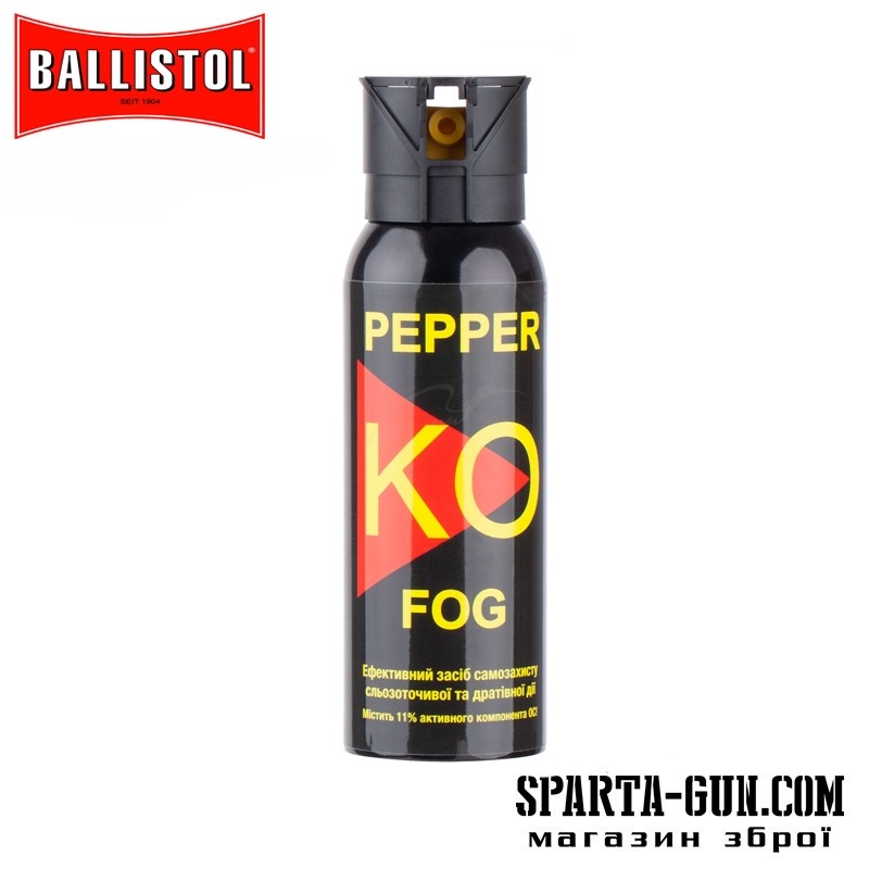 Газовый баллончик Klever Pepper KO Fog аэрозольный. Объем - 100 мл