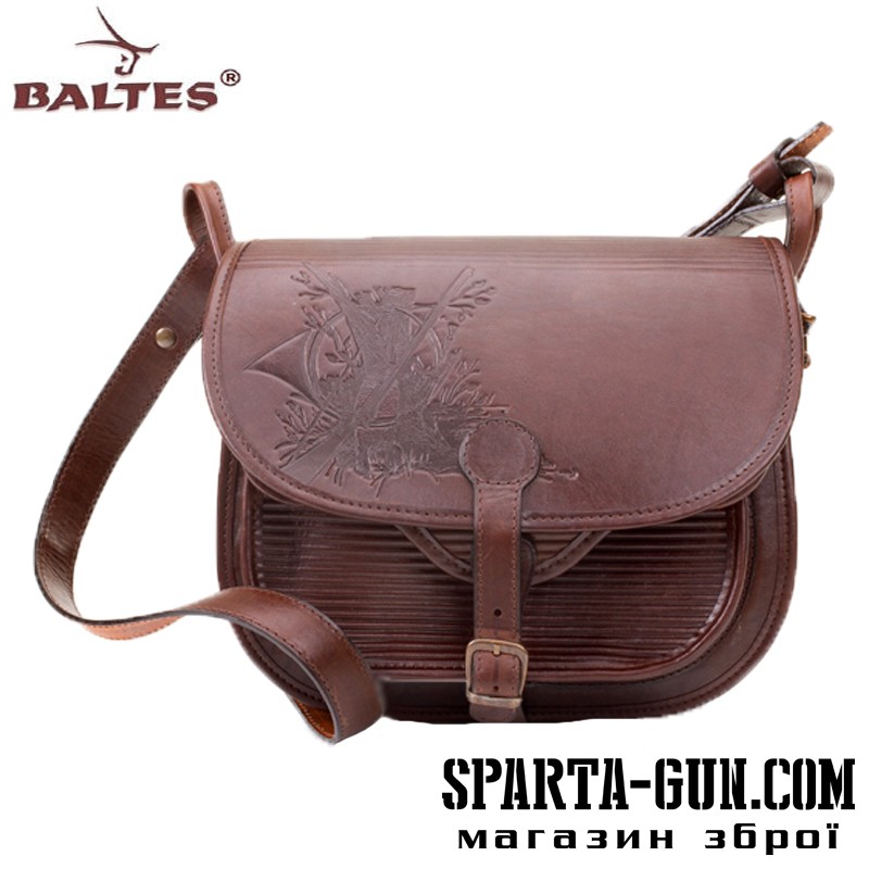 Ягдташ объемный (кожа говяжья) 