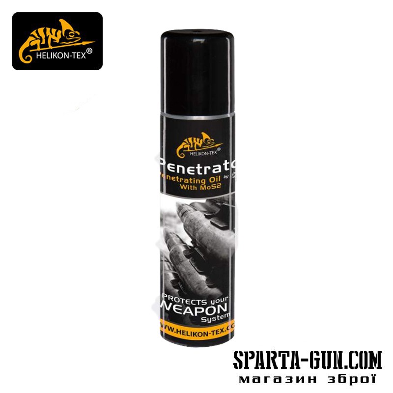 Очиститель HELIKON-ТЕХ с MoS₂ для оружия, 100 мл