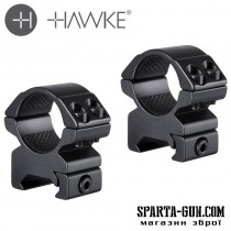  Кольца Hawke Match Mount. d - 25.4 мм. Medium. Weaver/Picatinny