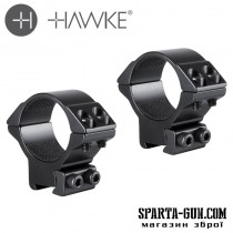 Кольца Hawke Match Mount. d - 30 мм. Medium. "Ласточкин хвост"