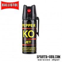 Газовый баллончик Klever Pepper KO Jet струйный. Объем - 50 мл