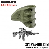 Накладка FAB Defense MWG на шахту магазина AR15/M16. Цвет - оливковый