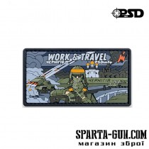 Патч «Work&Travel Чернігів» в ПВХ