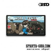 Патч «Work&Travel Combat Medic» В ПВХ
